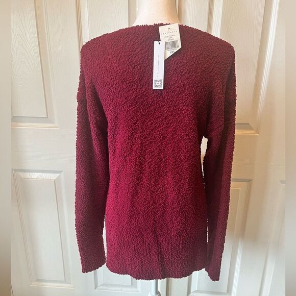 SANCTUARY V-Neck Soft Sweater - Garnet - Picture 5 of 10